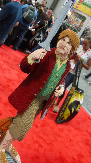 Illustration for article titled The Giant LEGO Creations of Comic-Con
